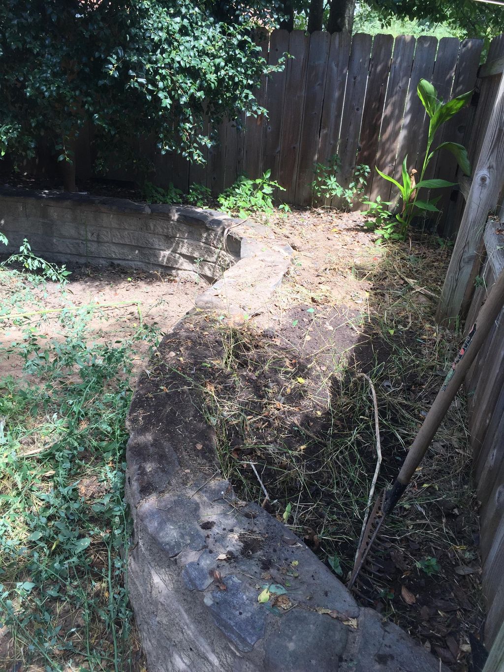 During cleanup 