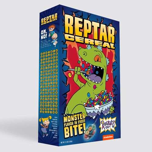 Nickelodeon's Reptar Cereal Box (See the full proj