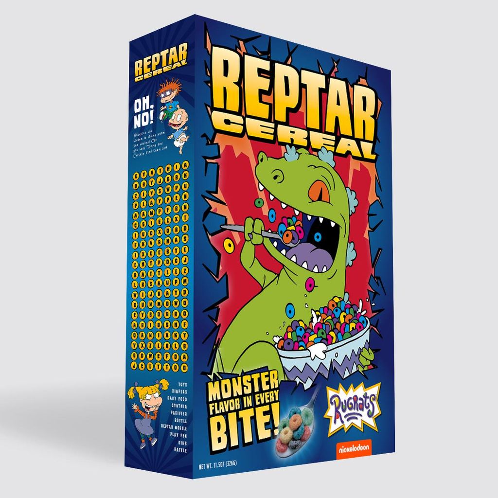Nickelodeon's Reptar Cereal Box (See the full proj