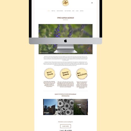 Branding and custom Squarespace website design for