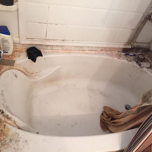 Dirty tub, not sure how it got this bad