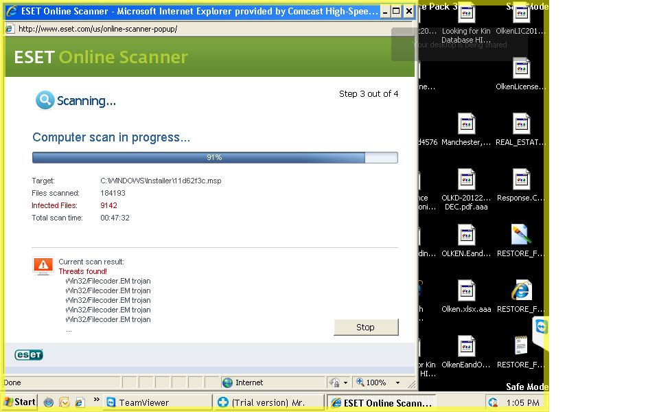 This is the result of ransomware, this is the most