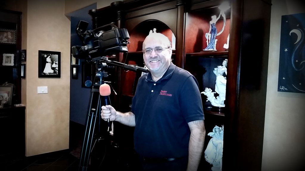 Desert Productions filming the guest interviews an