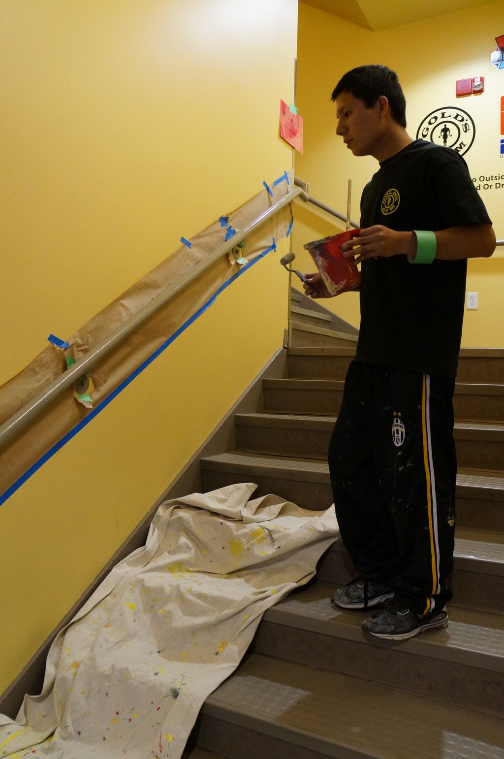 I'm getting ready to paint
