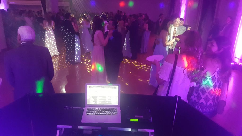 Kicking off a high-school dance with Father-Daught