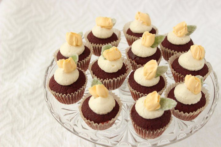 The Heartbeet mini cupcakes