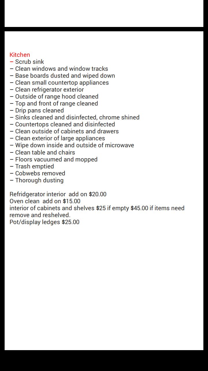 deep clean list pg 2