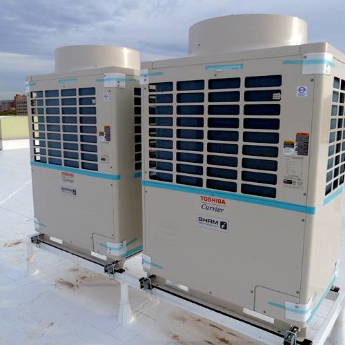 Commercial Carrier Rooftop Units Installed on the 
