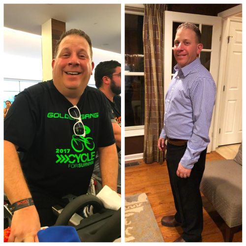 Our client Steven has lost 40 lbs. since starting 