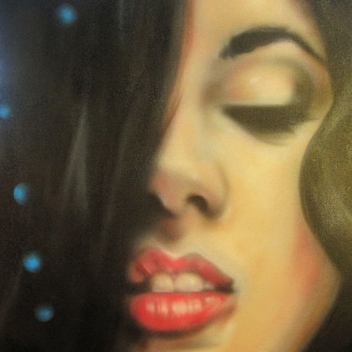 Sasha acrylic, airbrushed on canvas 30 x40