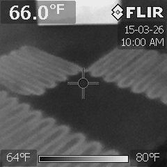 With thermal infrared, I can easily confirm operat