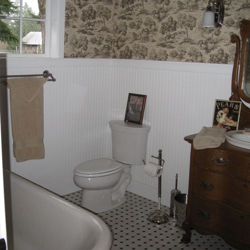Bathroom with only original surviving fixture the 
