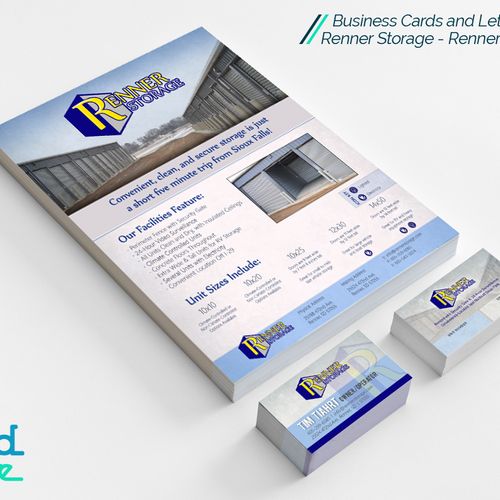 Print Design: Business Cards + Sales Flyer