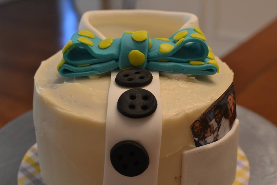 Father's day cake - I love bowties!