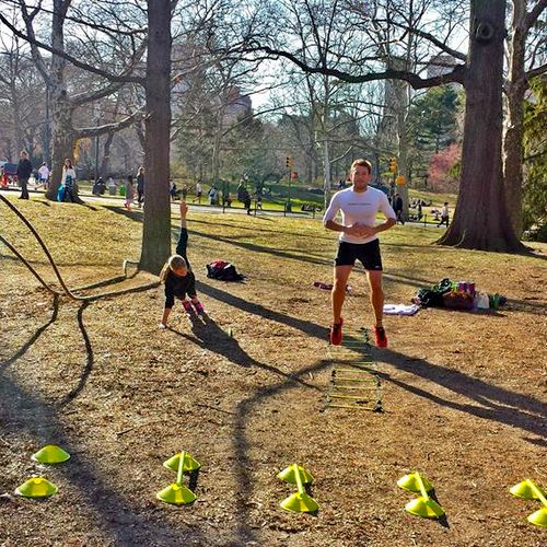 Central Park Boot Camp Class
