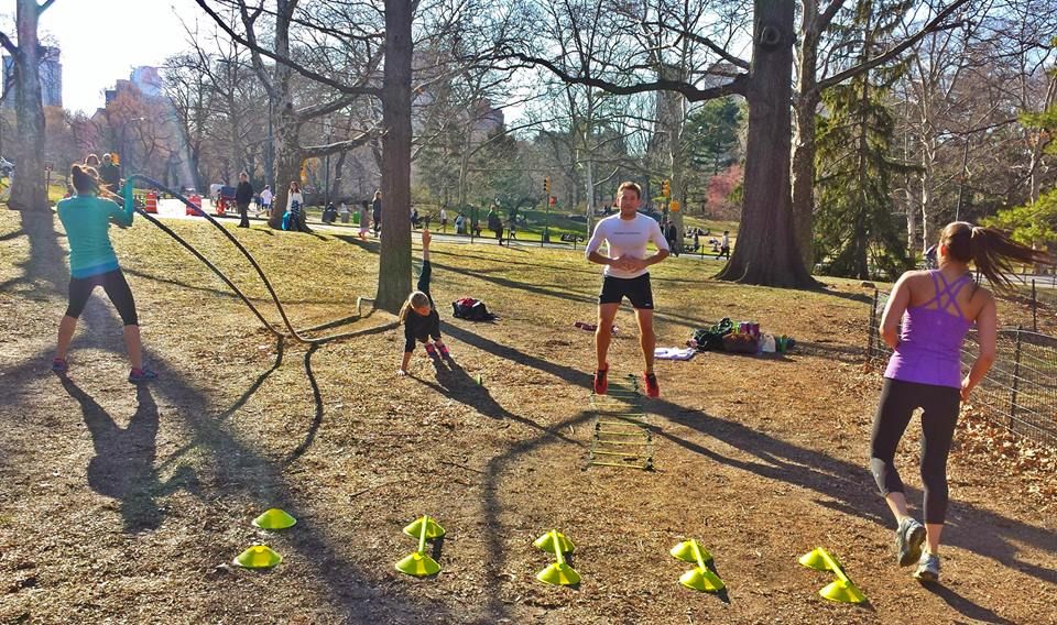 Central Park Boot Camp Class