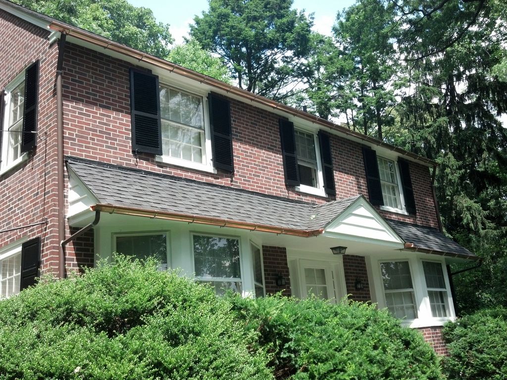 5" Half Round Copper Gutters