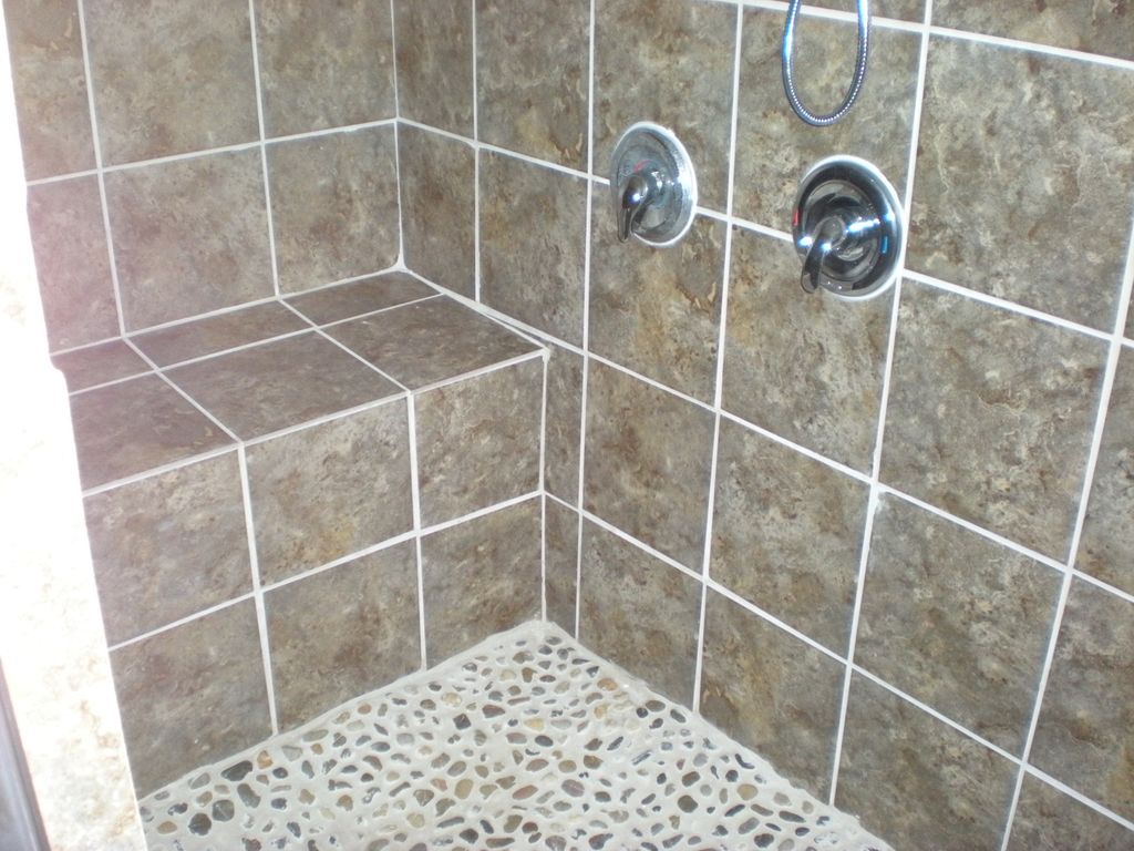Tile shower I did for a customer.