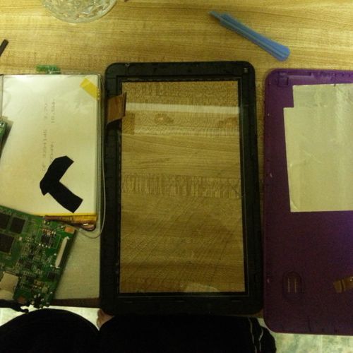 Digitizer and front glass swap