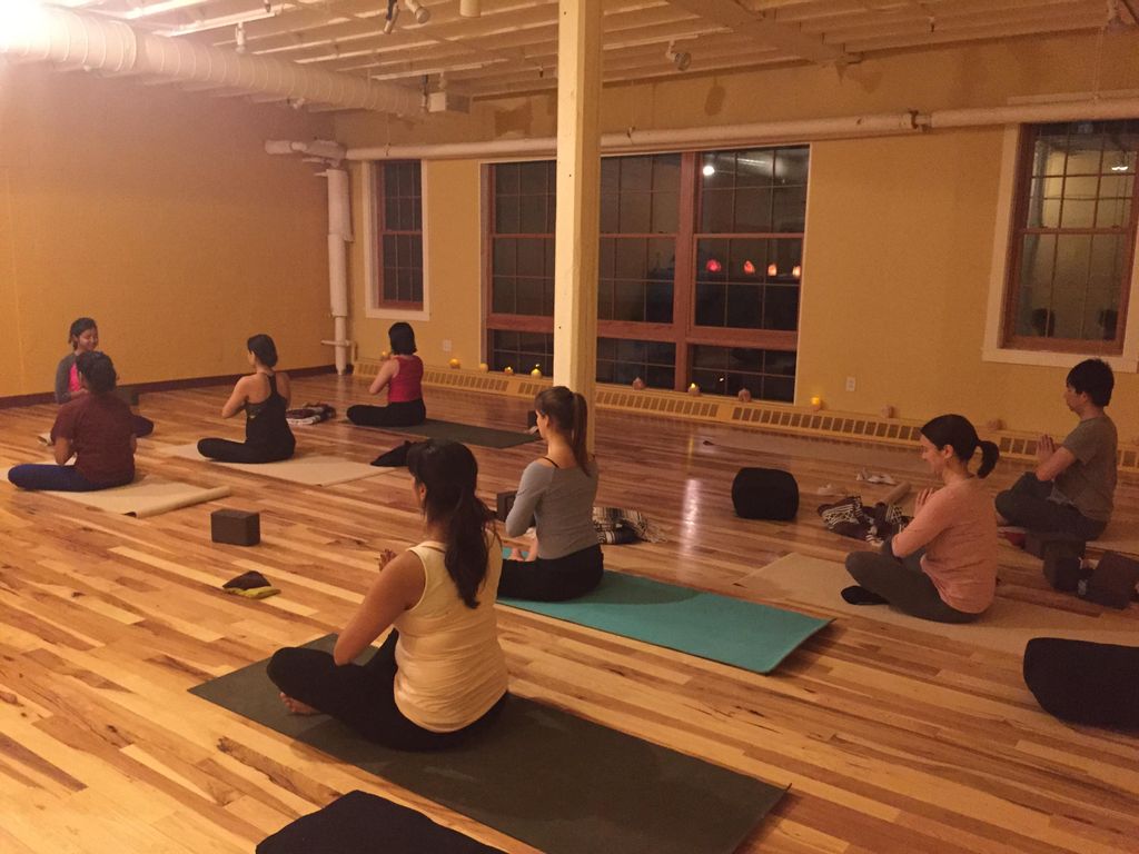 Picture from class in Breathing Room Boston