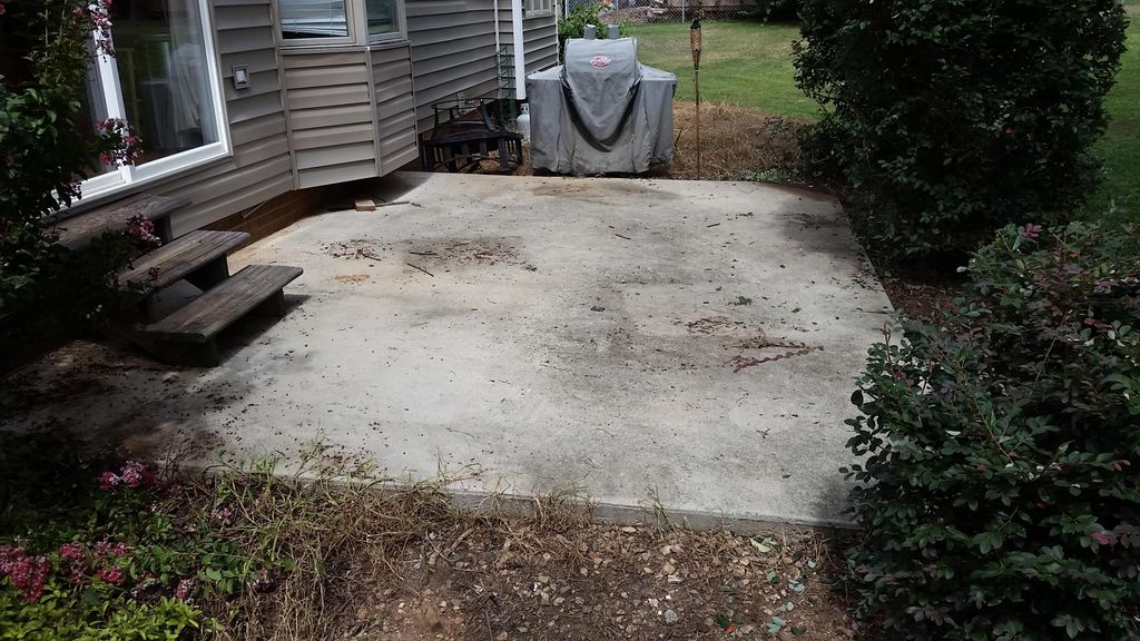 Before Pressure Washing a Patio