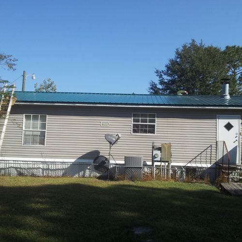 New Metal roof install