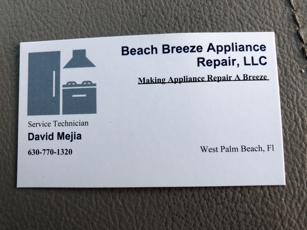 Beach Breeze appliance repair