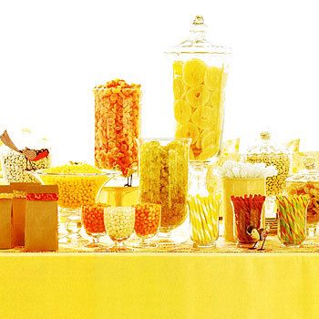 Yellow Candy Buffet
