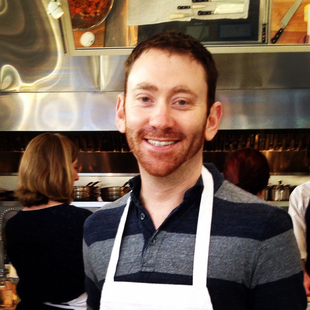 Always happiest in the kitchen