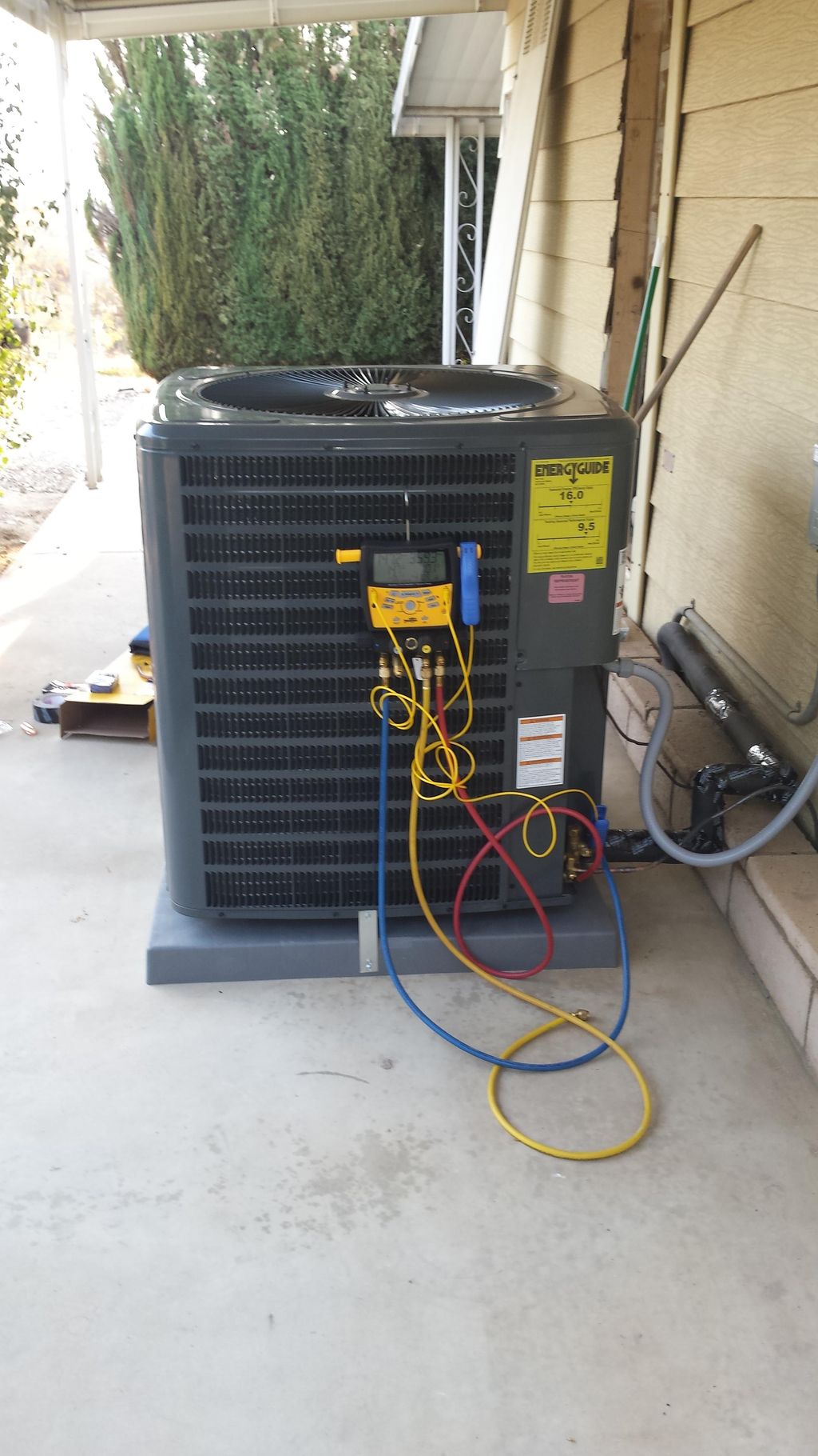 Heat pump install