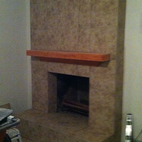 master bed fireplace as designed and installed by 