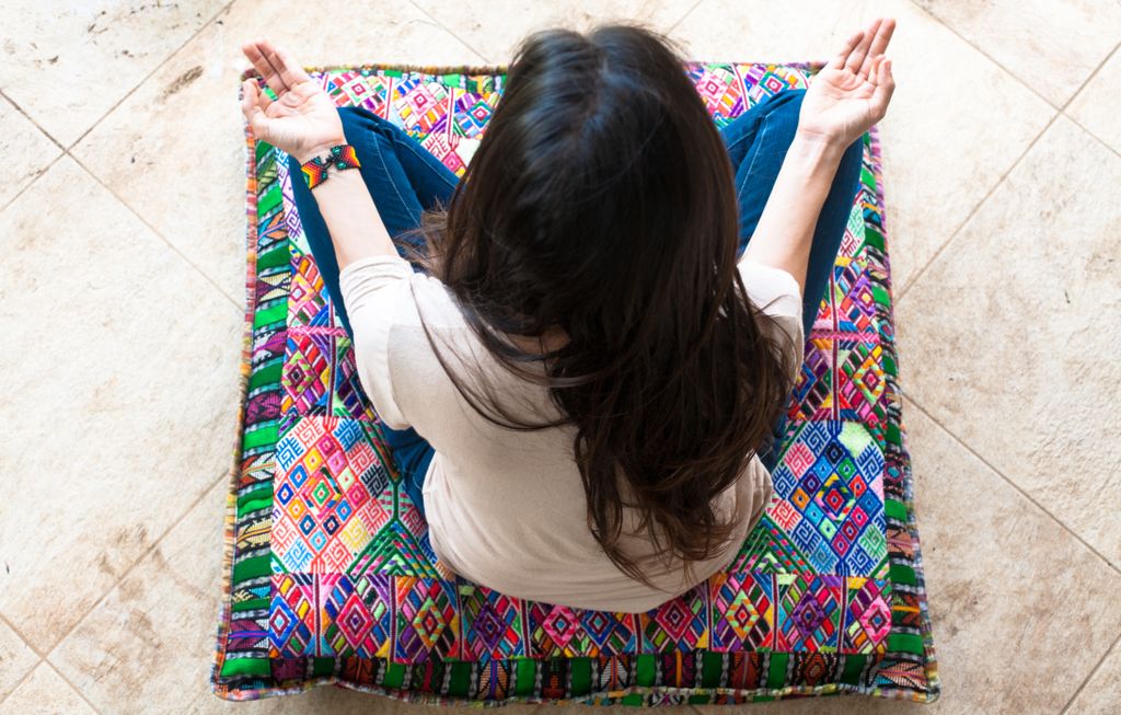 meditation and pranayama breathing to relax and re