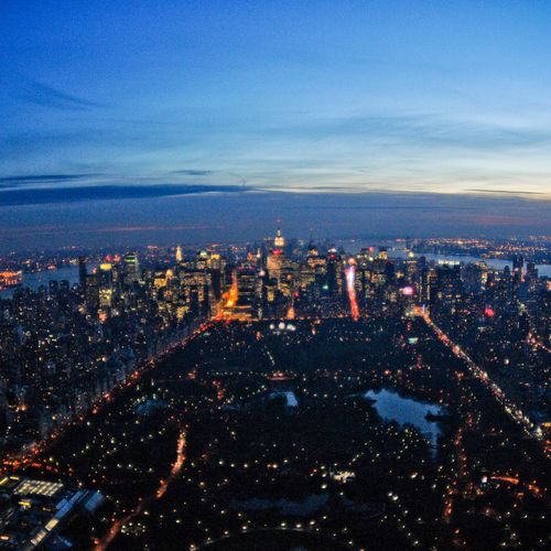 Aerial Photography - High above Central Park, New 
