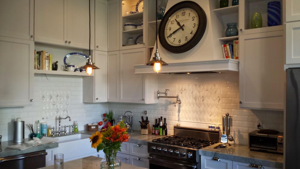 custom kitchen in San Francisco all cabinets built