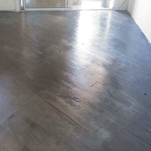 Plywood flooring I have installed.