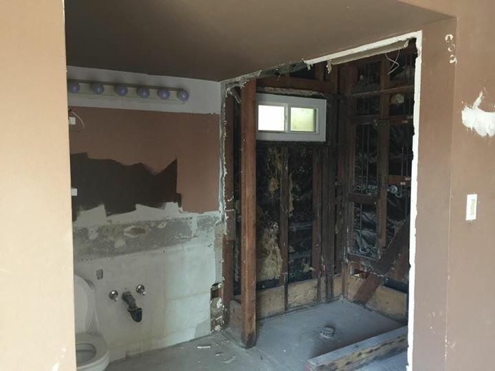 Bathroom before. 