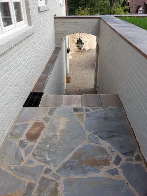 Flagstone steps