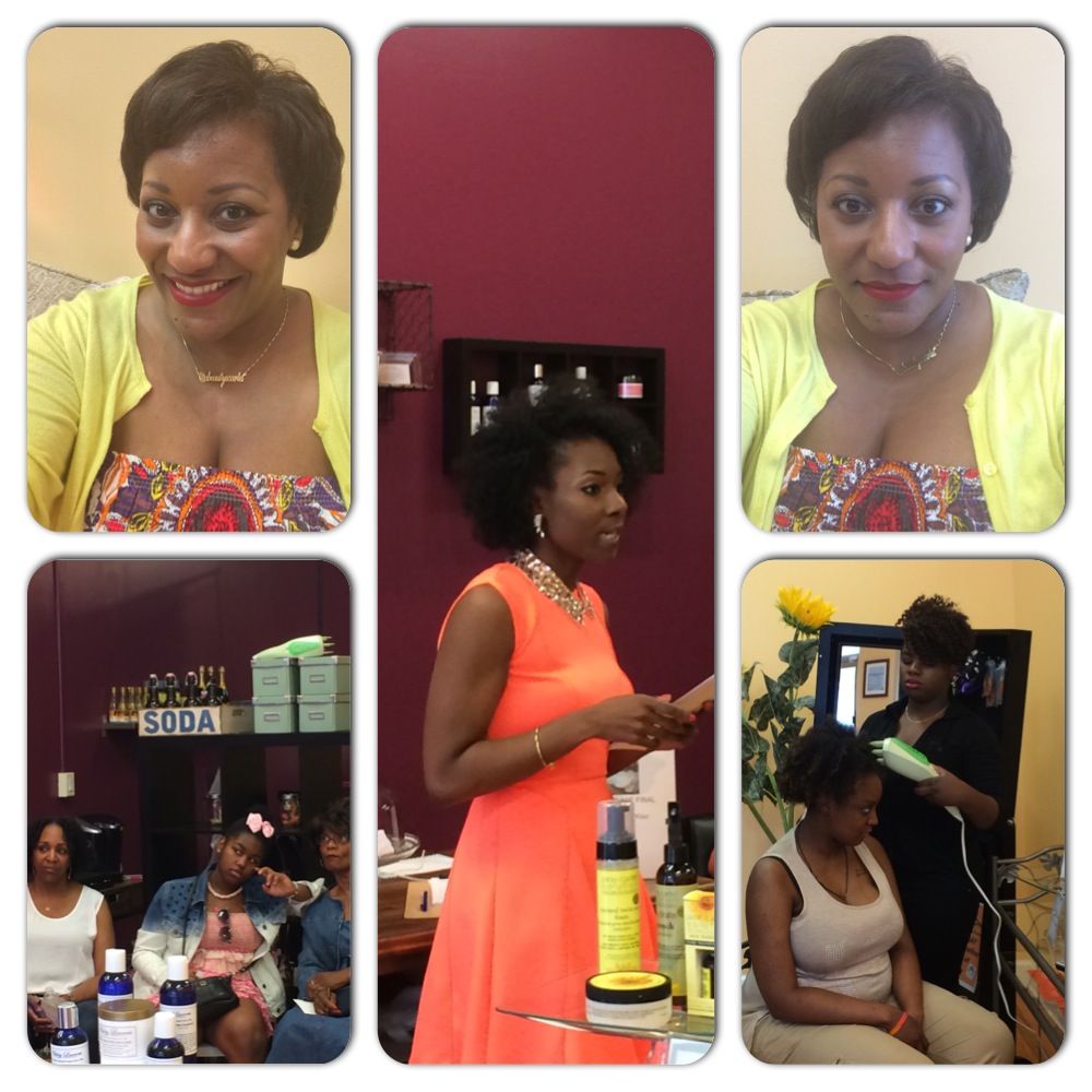 I was the host at the grand opening of Curl Kitche