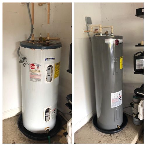 Water Heater replacement..