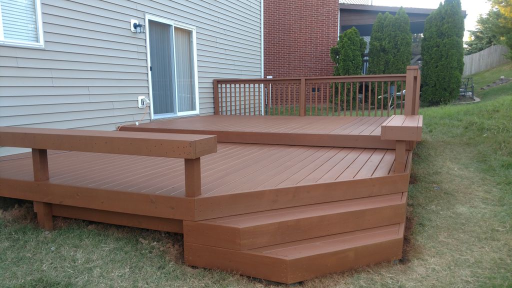 deck install in Franklin