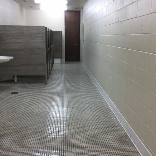 College bathroom cleaning. Hire Pure Pristine to s