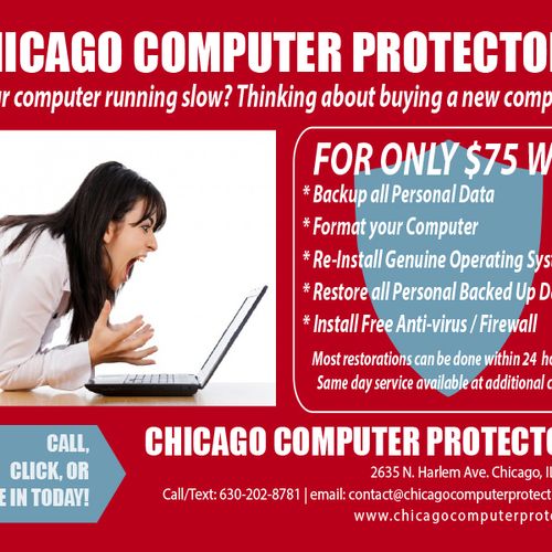 Let Us Get Your Computer Running Like New Again.