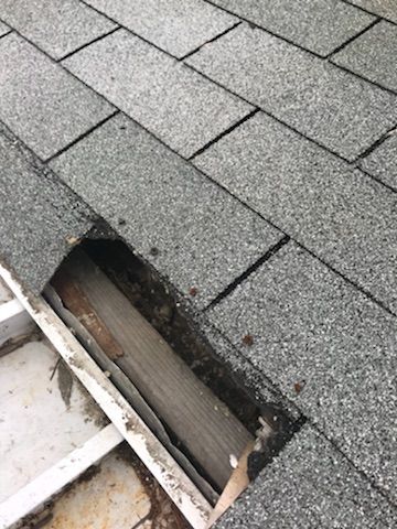 entry point found during an inspection. they tore 
