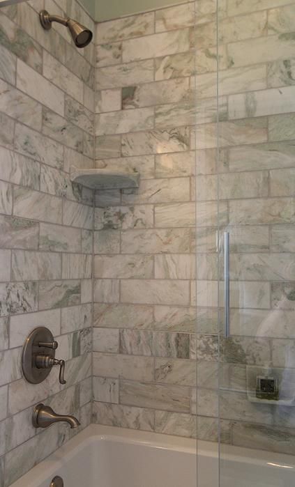 Tiled Marble Shower