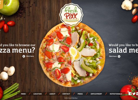 Round Table Pizza's Fresh Pixx