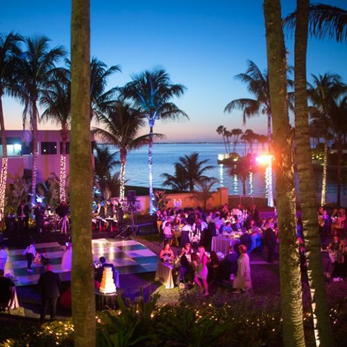 Florida Destination Beach Wedding Reception for 20