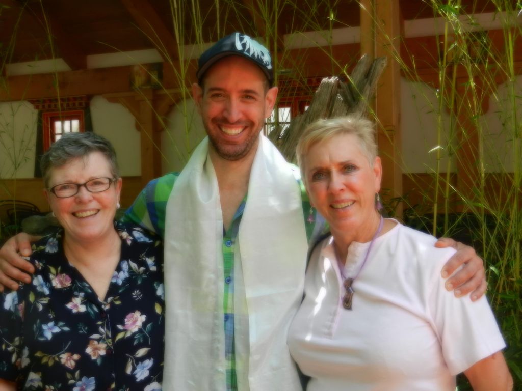 One Happy Family.  Sisters and son/nephew.   Matur