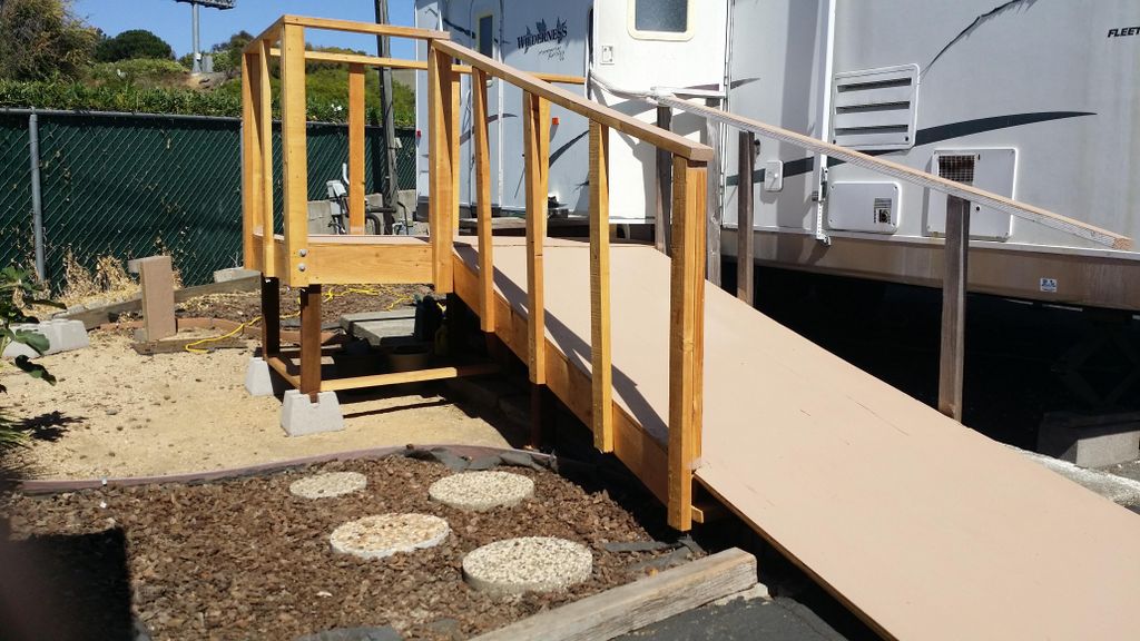 Handicapped ramp I built.
