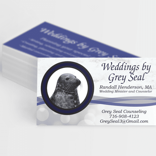 Grey Seal Counseling business cards.