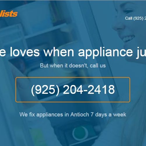 Antioch Appliance Repair Specialists
We Take Pride